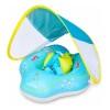 Flotador Bebé Con Techo Parasol Inflable Piscina Seguro