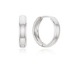 Basic one touch silver earrings (19mm) OTE124703N stone color /