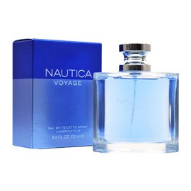 Nautica Voyage Eau De Toilette for Men - Fresh, Romantic, Fruity Scent Woody, Aquatic Notes of Apple, Water Lotus, Cedarwood, and Musk Ideal Day Wear 3.3 Fl Oz