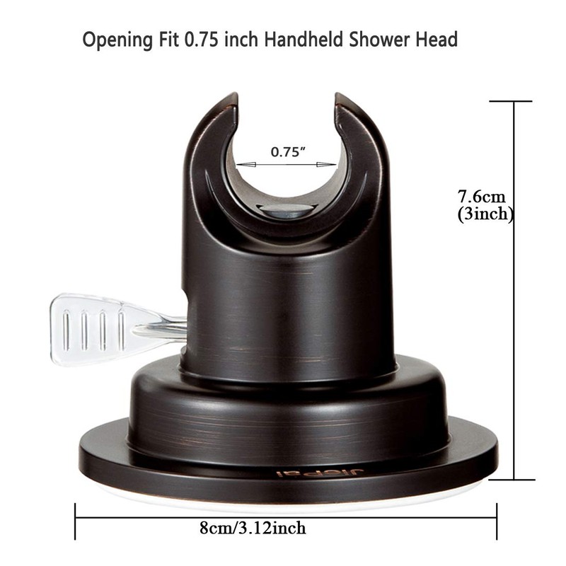 JiePai Vacuum Suction Cup Shower Head Holder,Adhesive Suction Handheld Shower