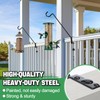 Biubee Deck Bird Feeder Hanger for Railing- 2Pack Heavy Duty