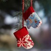 Christmas Craft Buttons 100pcs - Assorted Wooden Sewing Buttons for
