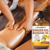2 Pack Ginger Oil Lymphatic Drainage Massage,Belly Drainage Ginger Oil-Warming