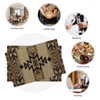 Brown Black Boho Placemats Set of 4 Rustic Aztec Western