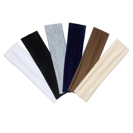 Headbands for Women, Non-Slip Summer-Exclusive Head Bands, Soft Elastic Cotton Wide Hair Bands for Girls, Floral Stripe Heart Thin Hair Accessories for Running, Sports, Workout, Fashion & Daily Wear