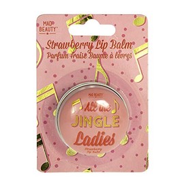 Mad Beauty All The Jingle Ladies Strawberry Christmas Lip Balm 10 g