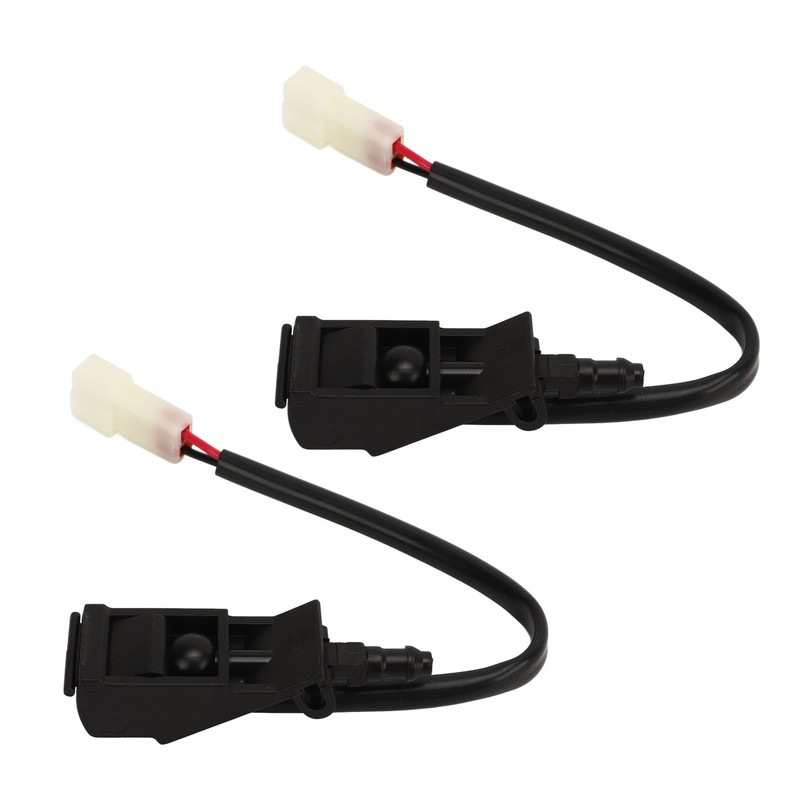 1Pair Front Windshield Washer Nozzle Heated 6E0955986B Durable Anti Crack