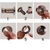 Door Viewer,Super-Wide Angle Door Viewer Easy Install Scratch-Resistant Enhanced Privacy