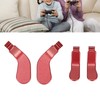 Controller Paddles, 4 Pieces Red Metal Stainless Steel Paddles Hair