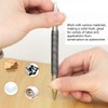 2 Pieces 3500 PSI Impact Force Hammerless Nail Punch Double