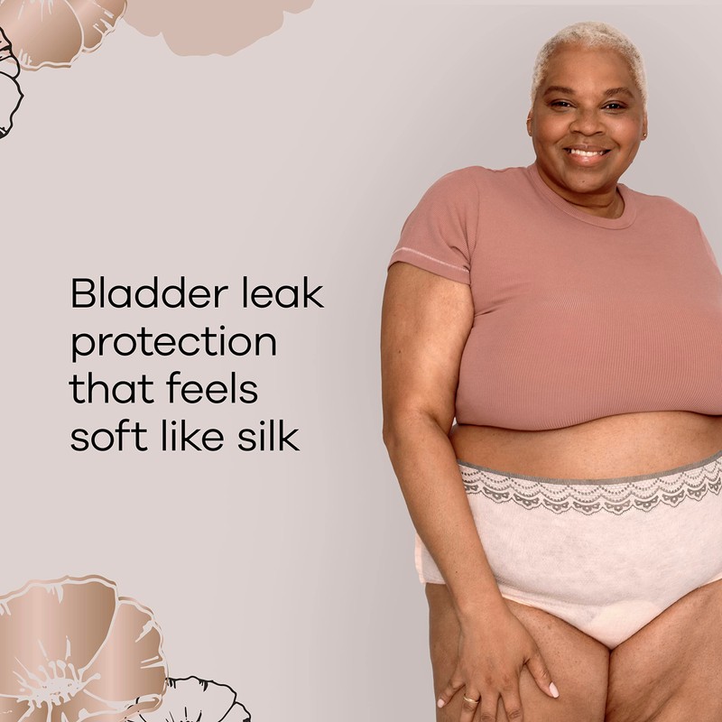 Always Discreet Boutique Adult Incontinence & Postpartum Underwear for Women,