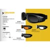 Bobster ® Cruiser, Matte Black Frame, Amber Lens