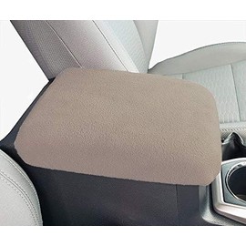 Car Console Covers Plus Made in USA Designed for Subaru Outback 2020-2025 Fleece Auto Armrest Center Console Cover Protector Tan