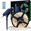 Solar LED Strip Lights Outdoor, 32.8ft 560 LEDs LED Strip