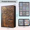 SogYupk 360 Seite Laden Trading Card Binder 9 Taschen Alben
