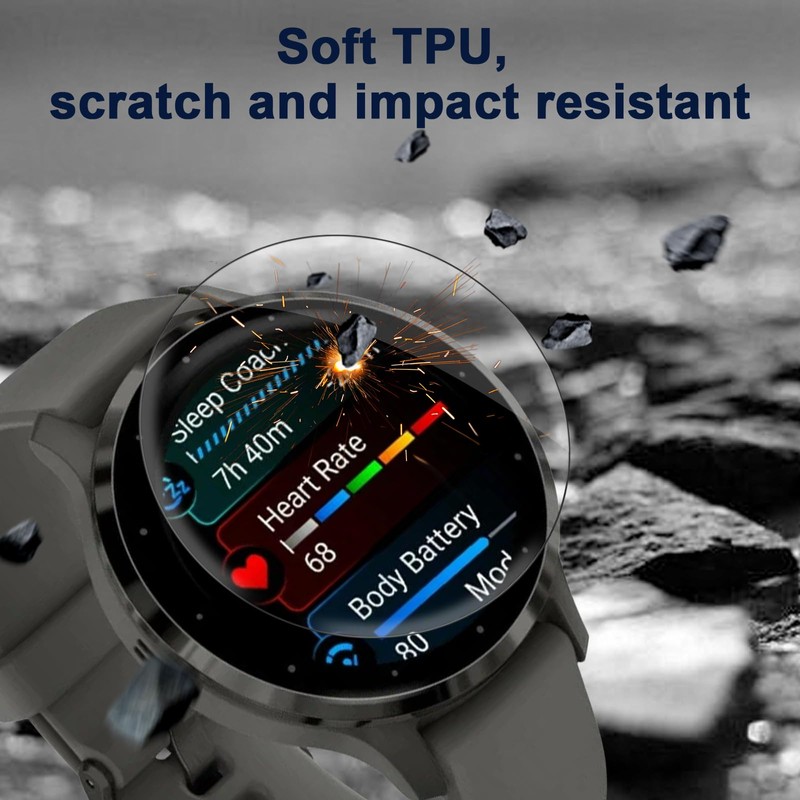Votvloay Pack of 3 Screen Protectors for Garmin Venu 3s