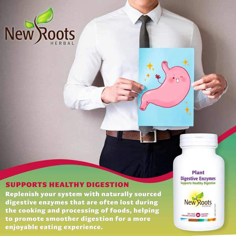 NEW ROOTS HERBAL New Roots Herbal Plant Digestive Enzymes 60