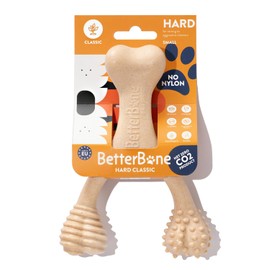 BetterBone - Juguetes masticables para perros totalmente naturales, sin nailon, densidad dura, ideal para masticadores fuertes a agresivos, no tóxicos, promueve la salud dental, resistente a las