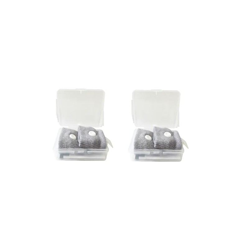 Pack 2 Pares Pulsera Anti Mareo de Acupuntura para Evitar
