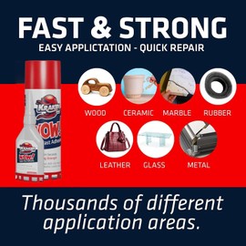 Kraken Bond Wow! CA Glue (2 x 4.4oz.) with Activator (2 x 16.9fl.oz.)- Crazy Glue Super Glue, Wood Glue, Cyanoacrylate Glue for Woodworking | 2 Pack | KRAKEN BOND