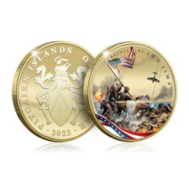 The Koin Club American Patriot Gold Coin Series - USA in World War II - Battle of Iwo Jima