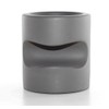 QMBasic Egg Cups Set of 4 Grey Modern Concrete Style