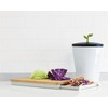 Chef'n 401-420-120 EcoCrock Counter Compost Bin Black and White 3.3