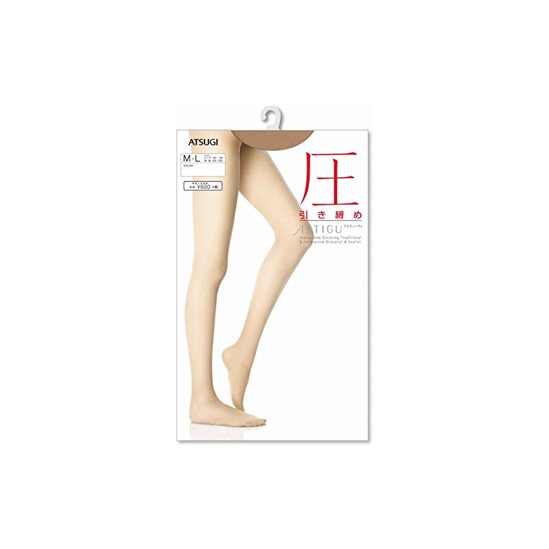 Atsugi ASTIGU [Pressure] Tightening (Asugi Pantyhose/Support Pantyhose) Nudi Beige Size