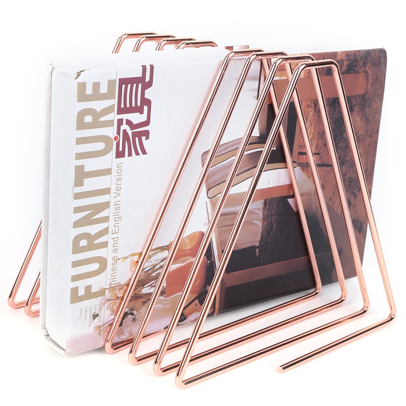 Innovative Desktop Flexible Folding Metal Bookend Book Stand Holder Organizer