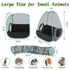 YUEPET Outdoor Visual Rabbit Tunnel Toys Pop up Bunny Enclosure