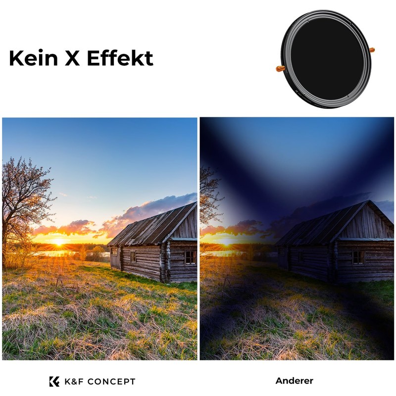 K&F Concept Nano-D Series ND Filter 55 mm CPL&ND2-ND32 2