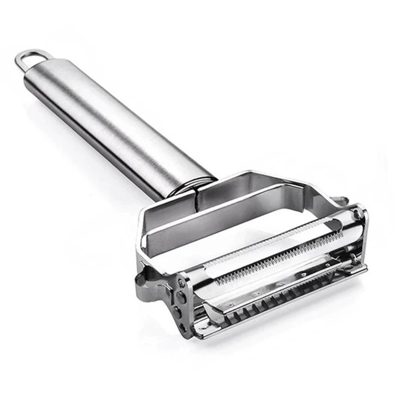 LUXIS DESIGNS Professional Stainless Steel Triangular Peeler - Lancashire Peeler