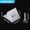 100 Pack Drawer Wedges with Screws - Furniture Chest Drawer