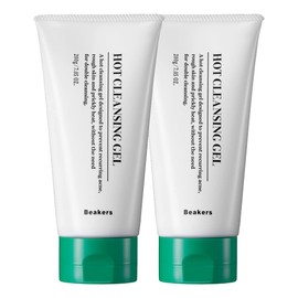 Hot Cleansing Gel, 7.1 oz (200 g), 2 Bottles, Warm, Acne, Acne Care, Facial Cleansing & Makeup Remover, No Needed, Adult Acne, Pores, Facial Cleanser, No Additives, Made in Japan