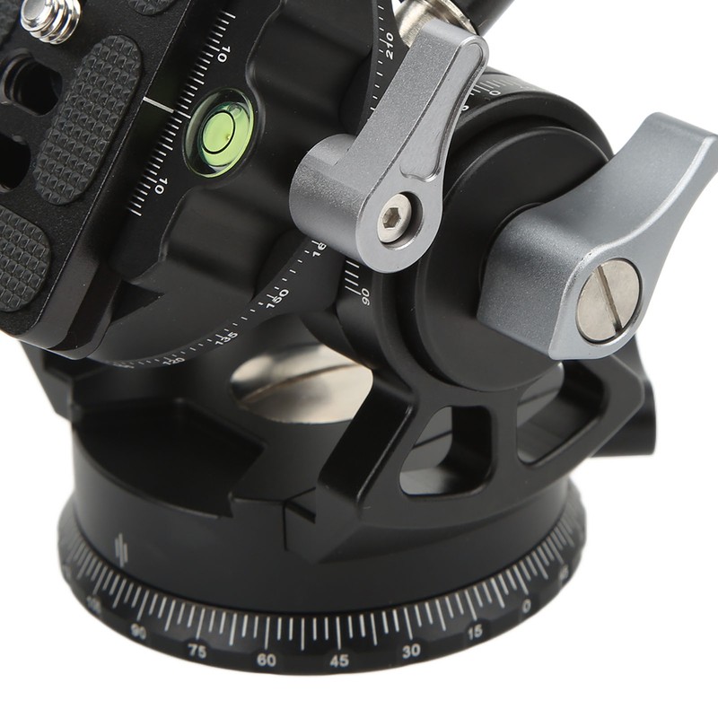 Camera Panoramic Tripod Head Aluminium Alloy with Handle Light Camera