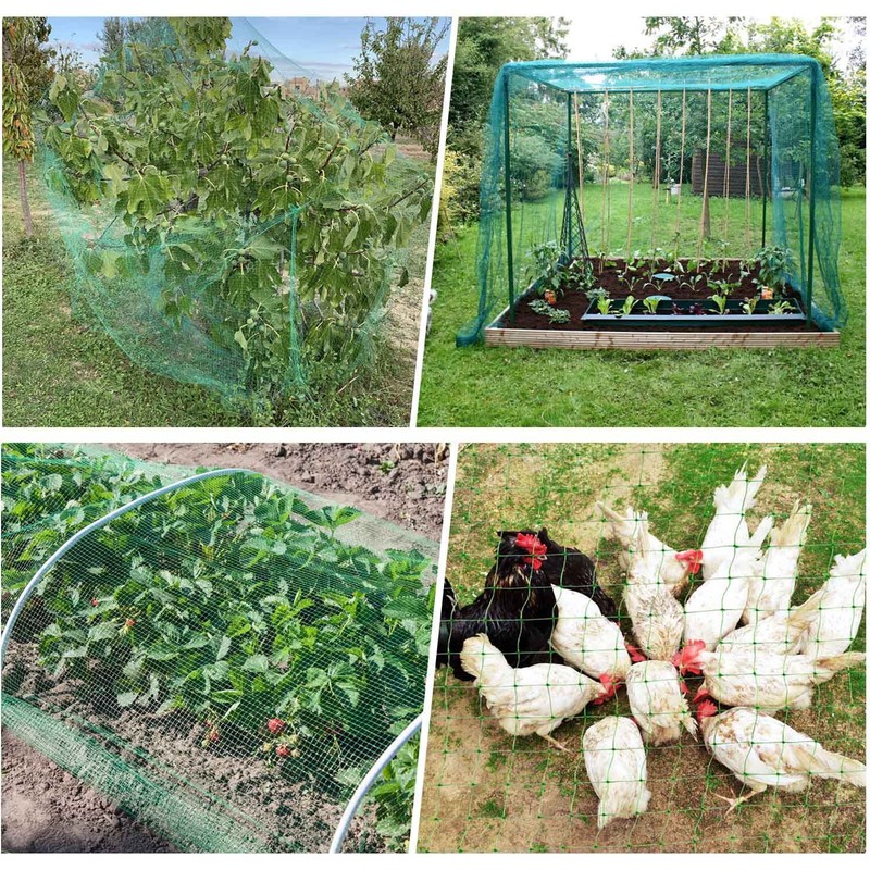 Garden Netting, 7 x 100 FT Bird Netting for Garden