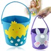 2Pcs Easter Surprise Eggs Buckets for Child | Reusable Easter