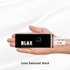 Blax Black Elastic Hair Ties - Snag-Free, Seamless, Hair Rubber