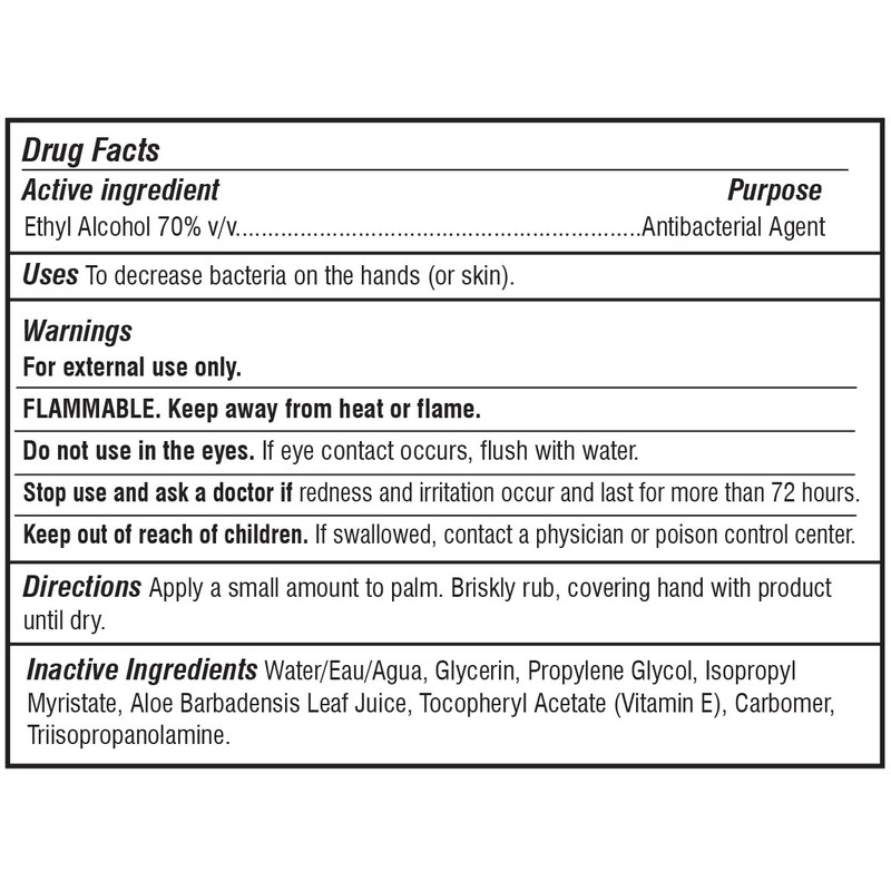 JERMEE Moisturizing Hand Sanitizer Gel, 70% Alcohol - Kills 99.99%