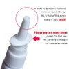 XINGZI 6PCS Travel-Sized 5ML Empty Refillable Amber Glass Nasal Spray