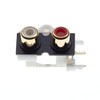 Keple 2 x Phono Sockets, Gold-Plated Contact Parts, PCB -