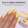 Imtiti Gel Nail Polish, 1Pcs Candy Yellow Soak Off UV