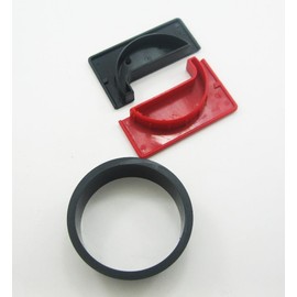 Computer Table Office Desk Cable Tidy Outlet Square Grommet Insert for Dia 60mm Hole