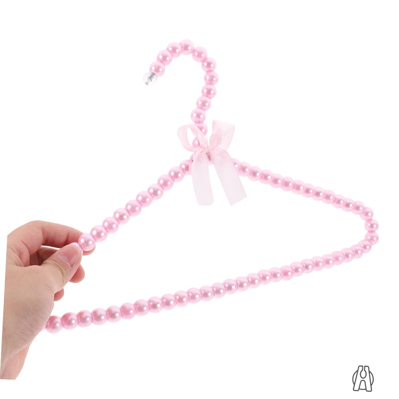 Gatuida 2pcs Pearl Hangers Mini Clothes Hangers for Decorative and