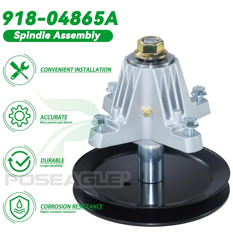 POSEAGLE 2 Pack 918-04865A Spindle Assembly Kit with 954-04219 Belt