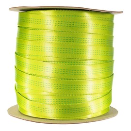 Paracord Planet Tubular Webbing 1 Inches – Heavy Duty Nylon/Rescue Harnesses Work Great for Outdoors (5 Yards - Lime)
