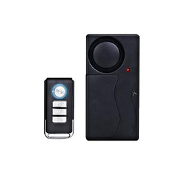 Anki HappiGo 108dB Car Alarm System with Wireless Remote, Anti-Theft Vibration Sensor & Red Light with 10 Levels Sensitivity Adjustable, Easy Installation for Car, Truck, Motorcycle,E-Bike