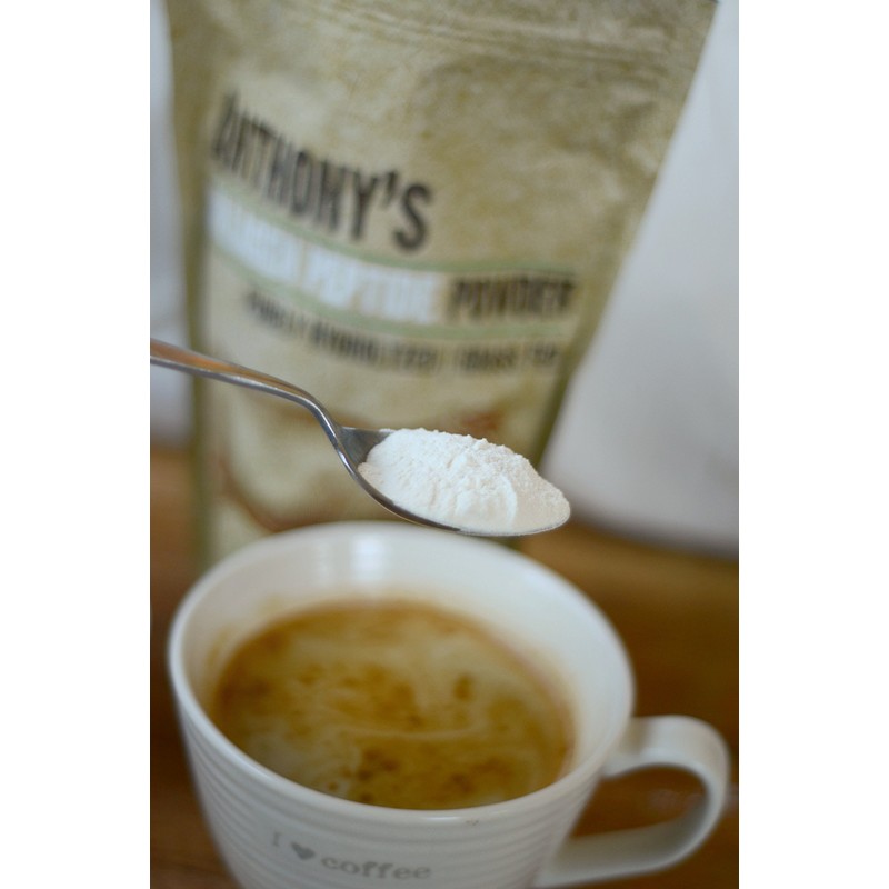 Anthony's Collagen Peptide Powder, 1 lb, Pure Hydrolyzed, Gluten Free,