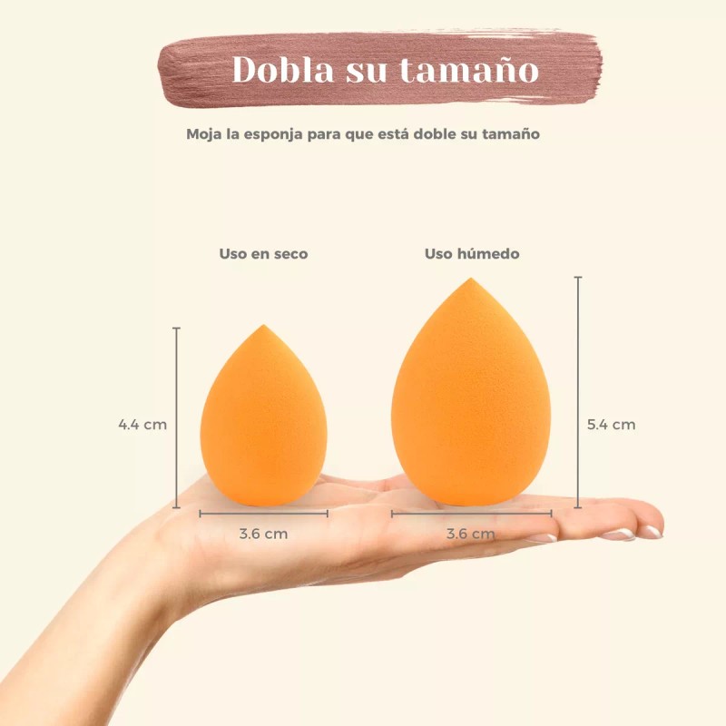Maange Esponjas Maquillaje Profesional Caja Con 4 Piezas Maange
