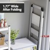 KINGRACK Aluminium 5 Step Ladder, Lightweight Step Stool with Non-Skid